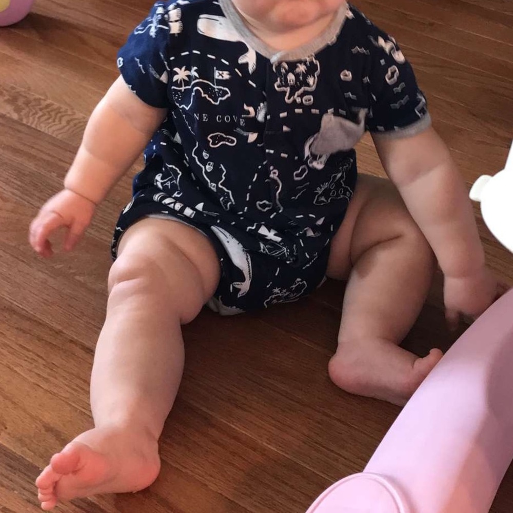 Bundle of 7 Sumer rompers bodysuits - Picture 6 of 7
